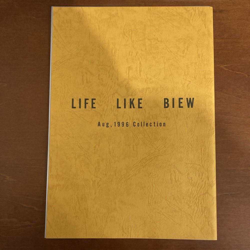 LIFE LIKE BIEW Aug 1996 Collection Range Murata PASTA’S ESTAB Art Book