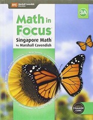 Math in Focus: Singapore Math: Student Edition, Book A Grade 3 2015 – GOOD