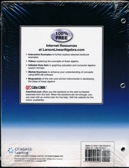 Loose Leaf for Elementary Linear Algebra 8e 8th Edition by Ron Larson NEW NIP