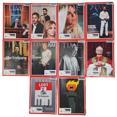 Lot of 10 Time Magazine 2025 Trump, Most Influential People Issue, Pope Covers +