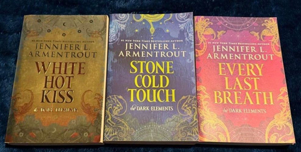 Dark Elements Trilogy Jennifer L Armentrout White Hot Kiss Romantic Fantasy Set
