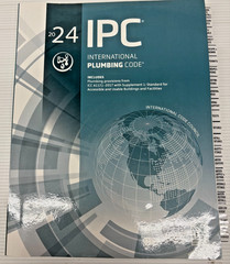 2024 International Plumbing Code (ICC Paperback) (92019RK)