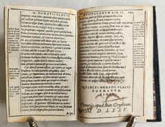 1575 POETRY by HORACE antique Gryphius Press 16th CENTURY rare