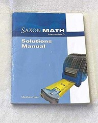 Saxon Math: Intermediate 5, – Paperback, by Saxon Publishers – Acceptable w
