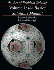 The Art of Problem Solving, Volume 1: The Basics Solutions Manual – GOOD