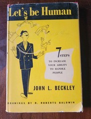 LET’S BE HUMAN 1947 BOOK GIFTED BY HENRY FORD II FORD MEMORABILIA COLLECTIBLE