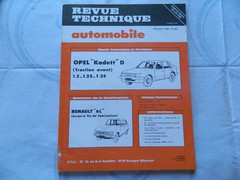 RTA Technical Review Automobile Like New OPEL KADETT D 1.2-1.25-1.35 No 405