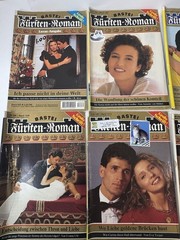 Vintage 10x Lot Romanhefte German Deutsch Romance Magazines BASTEI Furften G-42