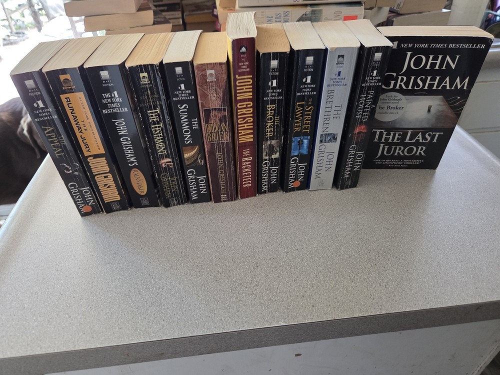John Grisham Lot Of 12 Books Paperback. Legal Crime Thriller