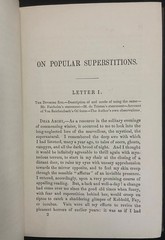 1852 POPULAR SUPERSTITIONS Antique Occult Book MAYO Ghosts, Vampires, Mesmerism