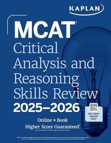 MCAT Critical Analysis and – Paperback, by Kaplan Test Prep – Very Good j