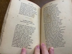 OLD ITALIAN BOOK POESIE CLASSICI ITALIANI #398 BY UGO FOSCOLO YEAR 1796