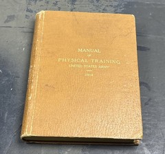 Antique Physical Training for Use in the US Army 1914 Named Book WWI