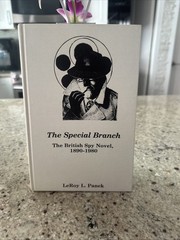 1981 FIRST EDITION THE SPECIAL BRANCH THE BRITISH SPY NOVEL 1890-1980 VINTAGE