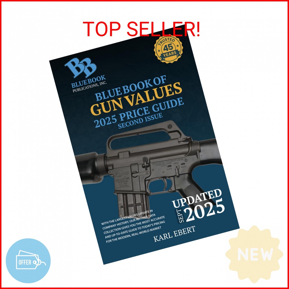 Blue Book of Gun Values 2025 Edition Price Guide, Second Issue