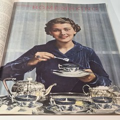 Vtg McCalls’s Mag Jan. 1936 30s Color Ads Fashion Plates Homes Nostalgia READ