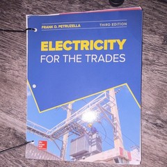 Loose Leaf for Electricity for the Trades by Frank D. Petruzella (2019, Ringboun