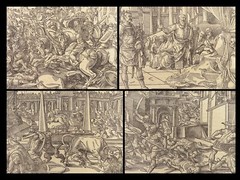 1575 JOSEPHUS Antiquities Jews Jewish War Bible Woodcuts Judaica Renaissance ART