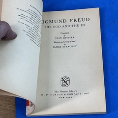 The Ego and the ID By Sigmund Freud 1962 Revised Edition Paperback