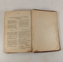 Antique 1887 Sunday School Manual Book Bible, Thomas Noonan & Co, 5.25″ X 3.5″
