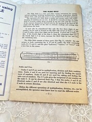 Vintage Lawrence Slide Rule Instruction Booklet