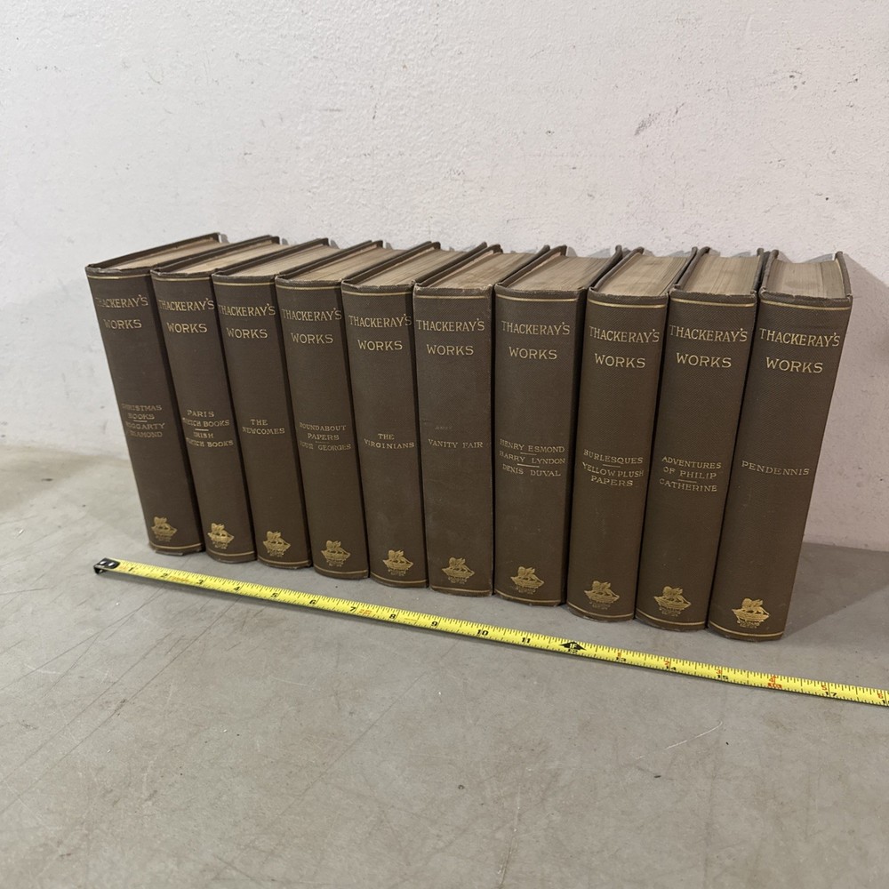 Thackeray’s Works Standard Edition Complete 10 Volume Set Lovell, Coryell Books