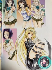 To LOVE-Ru Toraburu Illustration Art Book Rabukara! Love Color Japanese USED