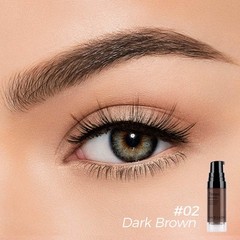 SACE LADY 3D Eyebrow Gel Long Lasting 24 0.2 Fl Oz (Pack of 1), DARK BROWN