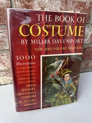 The Book of Costume Millia Davenport 0517037165 Vintage Hardcover 1976