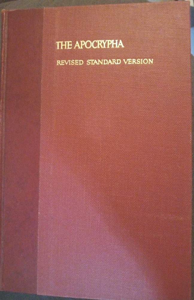 The Apocrypha of The Old Testament Revised Standard Version Red Hardcover 1957