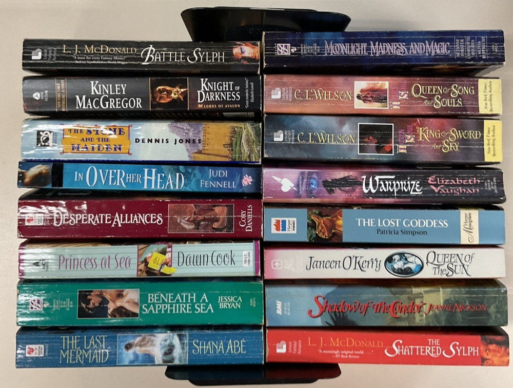 Romantic Fantasy PB Lot of 16 Wilson, Cook, McDonald, Jones, MacGregor, Abe