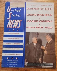 United States News Magazine 9 February 1945 Issue WWII General Hershey Cover