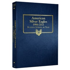 American Silver Eagle Coin Album 1986 2021 ASE Whitman Collection Folder 3395