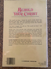 Behold Your Christ by Carolyn Nystrom PB Workbook 1985