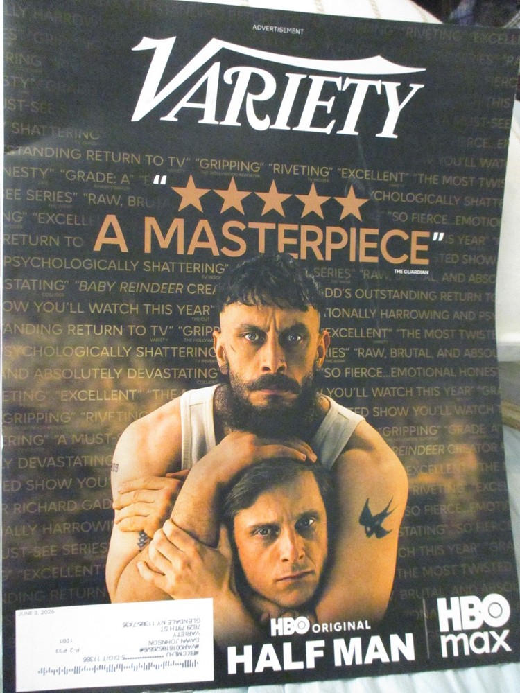 VARIETY 6/3/26 ACTORS CLAIRE DANES MARISKA HARGITAY PAUL ANTHONY KELLY