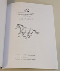 CHA COMPOSITE 2019 MANUAL Certified Horsemanship Association (LEVELS 1, 2, 3, 4)