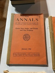 The Annals of the American Academy of Political and Social Science Lot 8 Books