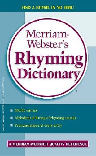 Merriam-Webster’s Rhyming Dictionary – Mass Market Paperback – GOOD