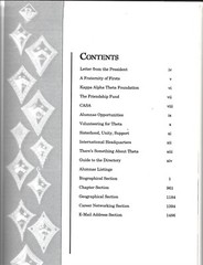 1997 Kappa Alpha Theta Fraternity Alumnae Directory HB w/out dj-1,560 pages