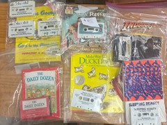 Kids Books & Audio Cassette Tapes Lot of 6 Homeschool Scholastic (#5)