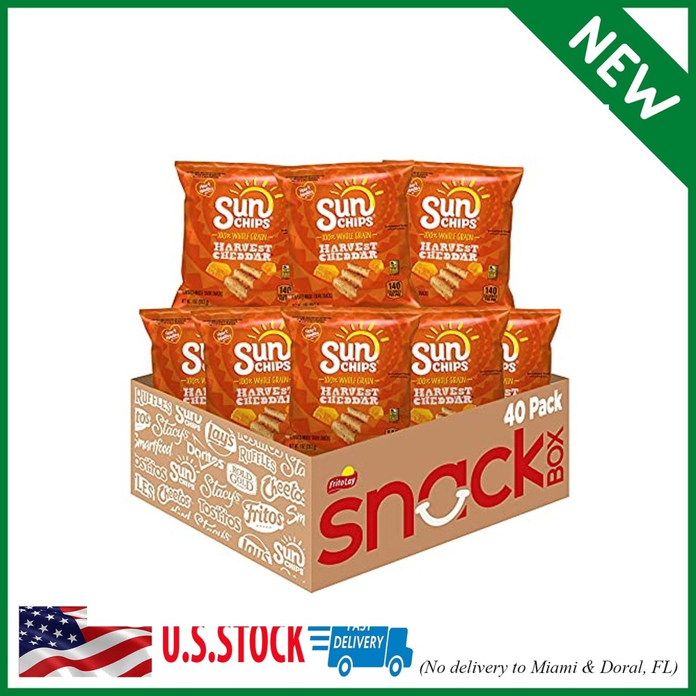 Sunchips Multigrain, Harvest Cheddar, 1 Ounce (Pack of 40)