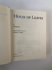 House of Leaves by Mark Z. Danielewski | Signed First Edition | Xmas Inscription