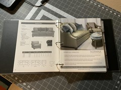 Norwalk Furniture Salesman Binder Catalog, Couch, Chair, Dimensions, 200 Pages