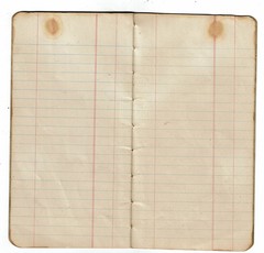 1915 grocery ledger book with 36 pages and original front and back covers