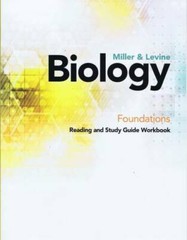 MILLER LEVINE BIOLOGY 2019 FOUNDATIONS WORKBOOK STUDENT EDITION GRA – GOOD