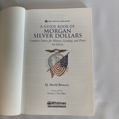 Set of Three Numismatics Books – Rare Coins – US Coins – Morgan Silver Dollars