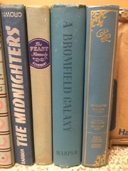 Lot of 7 Shades Of Blue Hardcover Books Collection Set Decorative Shelve AB10