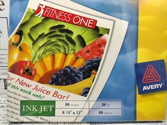 Avery Color Rich/Matte Coated Inkjet Paper 98 Bright 28LB 80Sheets 8.5″ x 11″