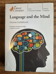 The Great Courses Language and the Mind DVD & GuideBook Spencer Kelly New Sealed