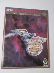 STAR TREK Klingon Ship Recognition Manual 1985 Book Imperial Navy RPG Fleet FASA